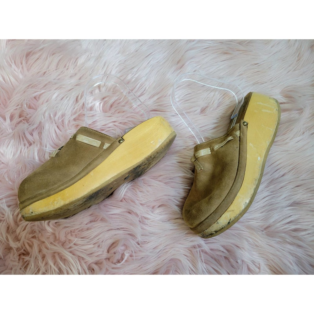 Vintage Steve Madden Wooden Clogs 8